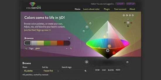 8 Herramientas gratuitas para crear paletas de colores. 1 Free Color Tools Apps and Palette Generators 3