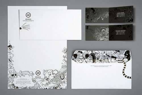 35 diseños de papel comercial para inspirarse 1 letterhead designs121